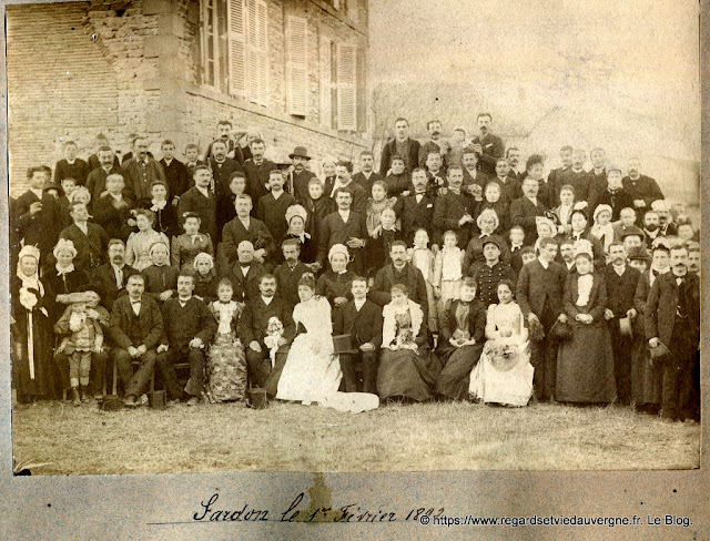 photo de mariage à Sardon 1892